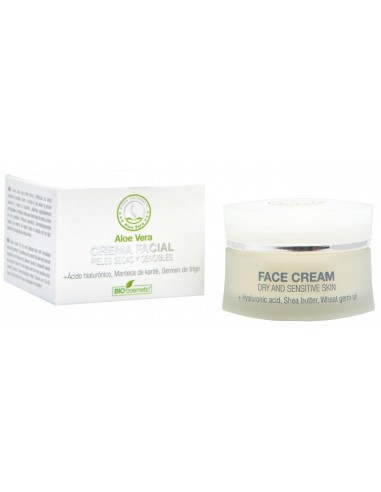 Face cream for dry and sensitive skin